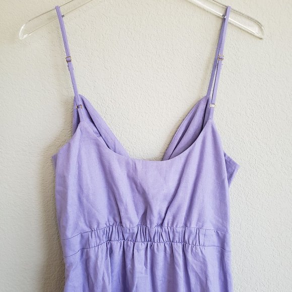 SMYM Moby Tie Maxi Midi Dress Lilac XL - Picture 4 of 9